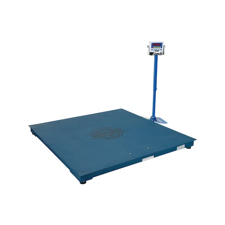 Vestil Digital Floor Scale, 10K, Ntep, 60x60x3.5 SCALE-S-CFT-55-10K